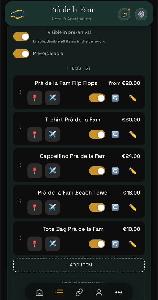 Articoli con prezzo e disponibilità