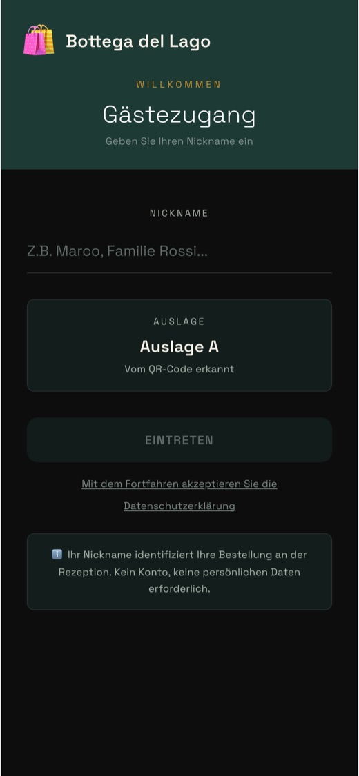 Inquadra il QR in vetrina