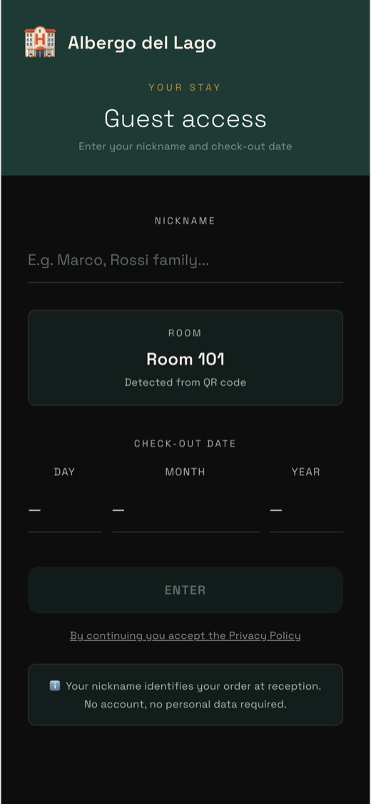 Inquadra il QR in camera