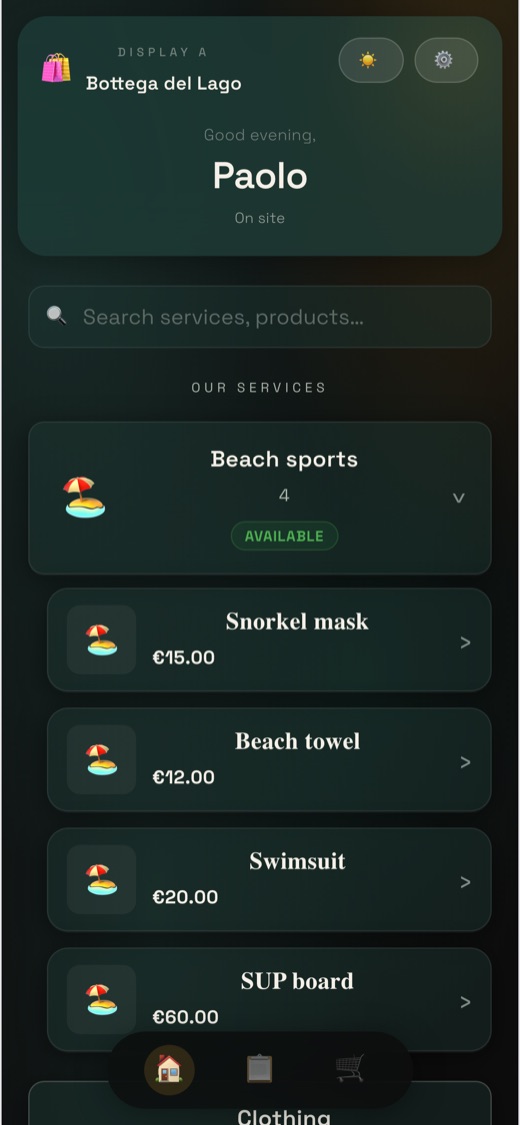 E prepara la lista per il banco