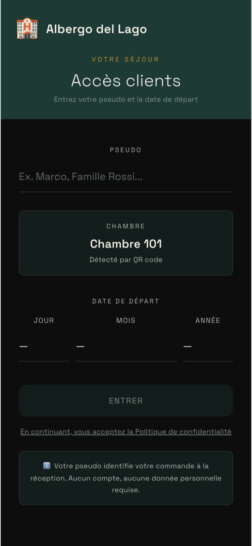 Inquadra il QR in camera