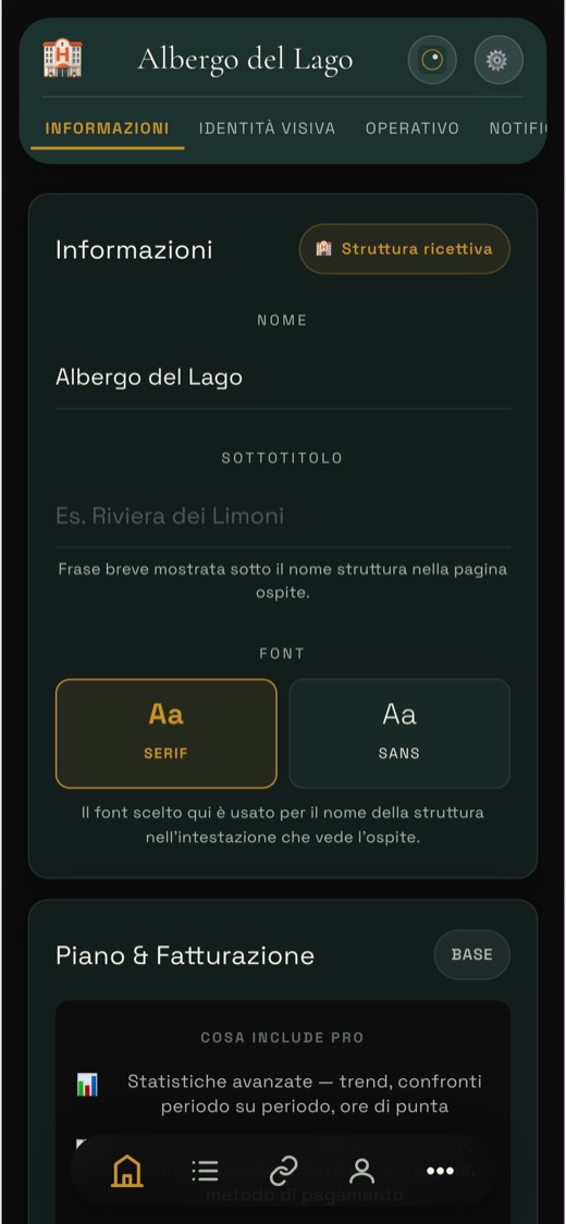 Configuri la struttura