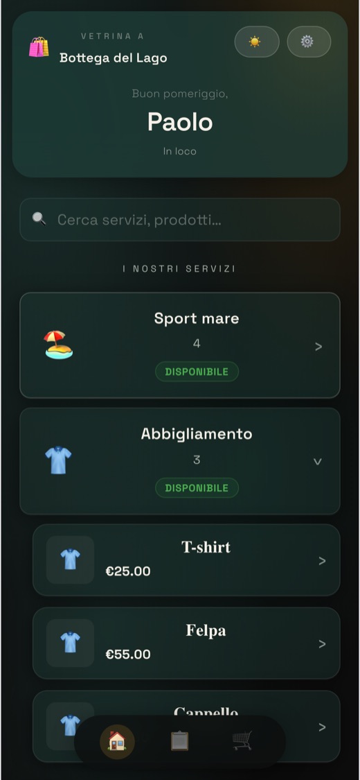 Vede i prodotti con i prezzi